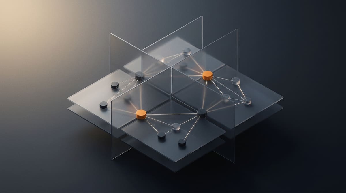 The four layers of a safe HubSpot agent connection: minimum scopes, allow-list, write rules, audit