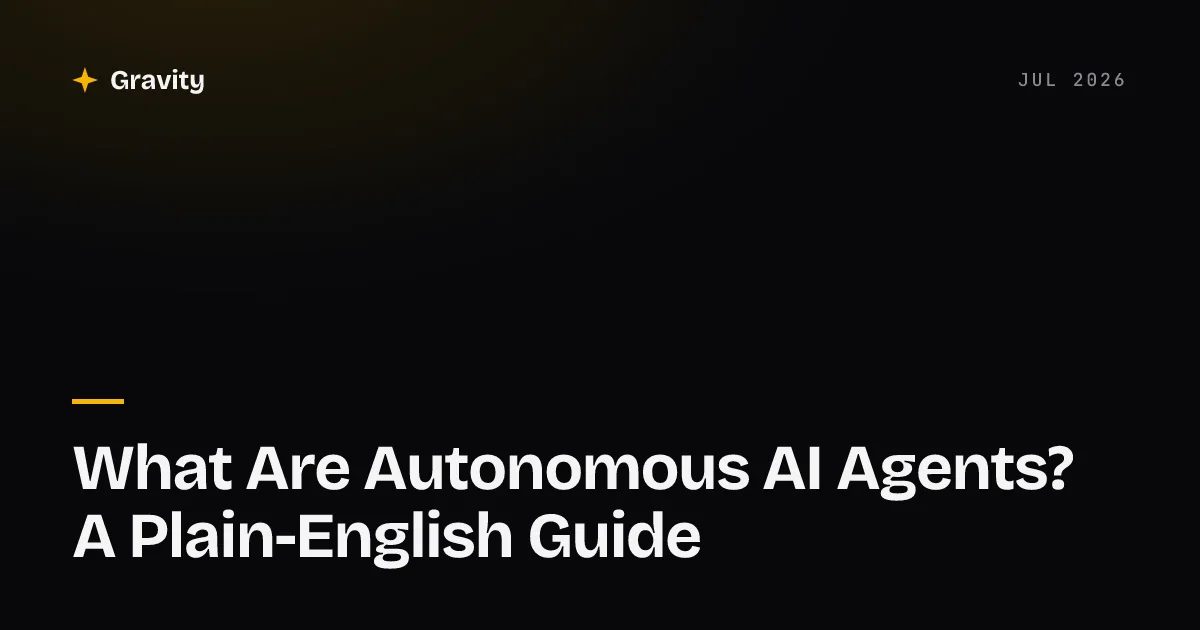 The autonomous AI agent loop: understand the goal, plan, act with tools, observe, repeat